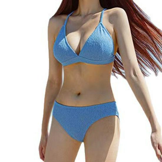 2026 Women's Sexy Pure Desire Two-Piece Bikini for Beach and Resort
