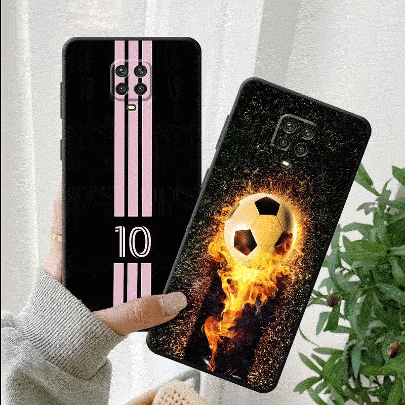 Cool Football Number Phone Case Xiaomi For Redmi 9 9A 9i 9C 9T 10 2022 10C 10A 12 12C 13C 14C K40 Pro A1 A2 Plus A3x A4 Cover