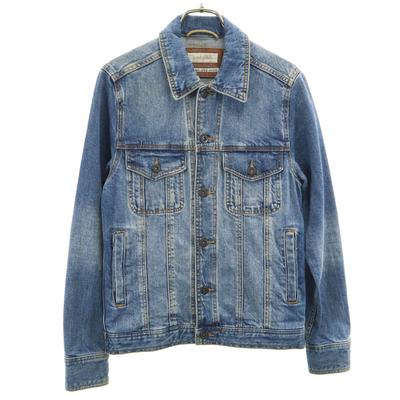 Grand Global Okayama Denim Jacket 38 Wash Blue Denim Jacket Trucker Men's Used