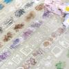 Botanical Watercolor Floral Scent Tape Set - Ketchup Girl DIY Journal Decoration