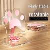Cat Paw 360° Rotating Folding Phone & Tablet Stand: Essential for Binge-Watching & Multi-Functional Desk Use