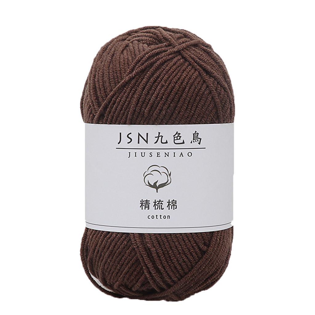 Mleczna bawełna 4 nitki Baby Line Diy Doll Bawełniana nić Szydełkowa wełna dla niemowląt