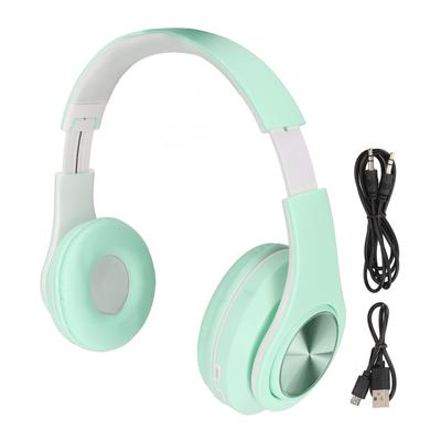 Ακουστικά Bluetooth Μείωσης Θορύβου Αναδιπλούμενα Υπεραυτιά Ασύρματα Ακουστικά με Πολύχρωμο Φως για
