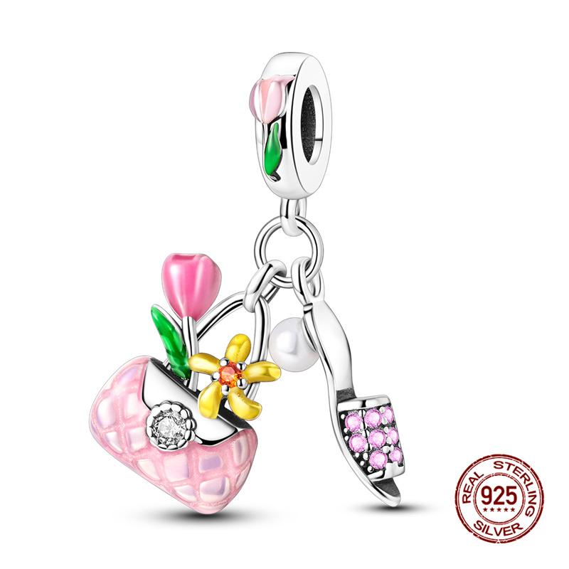 Original Charms Copper Mother'S Love Is Infinite Charms Beads Fits 3Mm Original Bracelet For Necklace Women Diy Jewelry Gift