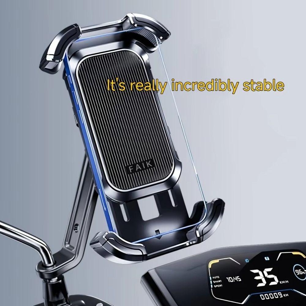 Locking Mechanism Mobile Phone Holder Multiple Shock-Proof Scooter Phone Holder Scooters