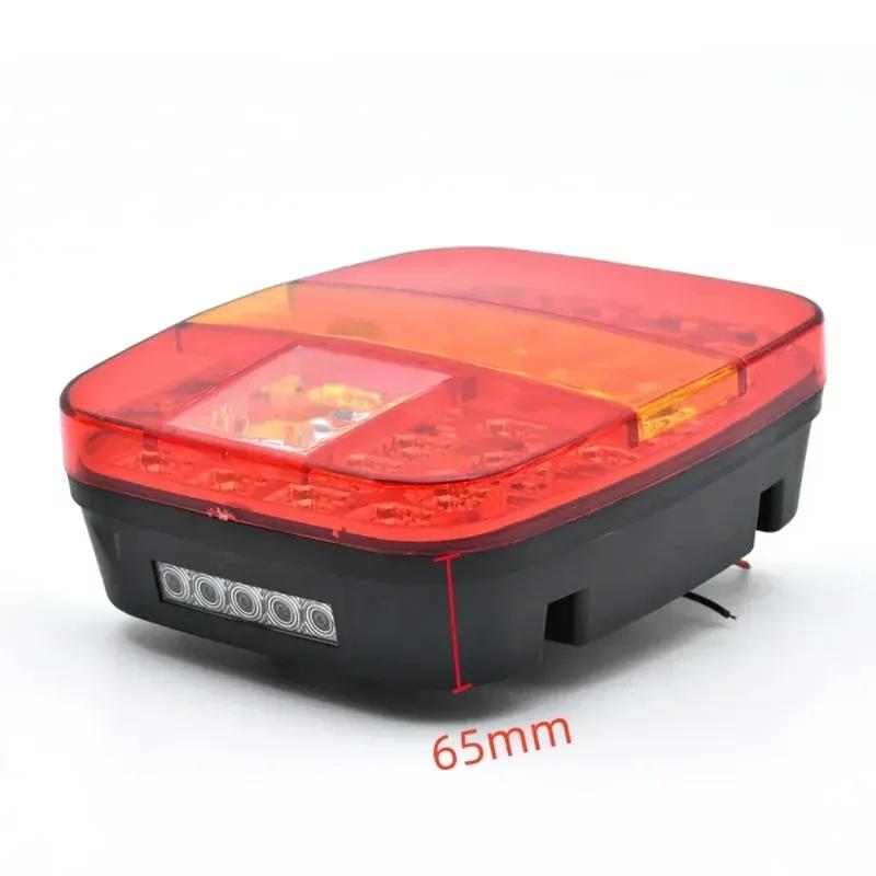 2x 12V 24V 39 LED Rear Brake Stop Turn Tail Light License Plate Lamp Truck Trailer Lorry Van For Ford Jeep Wrangler CJ YJ JK