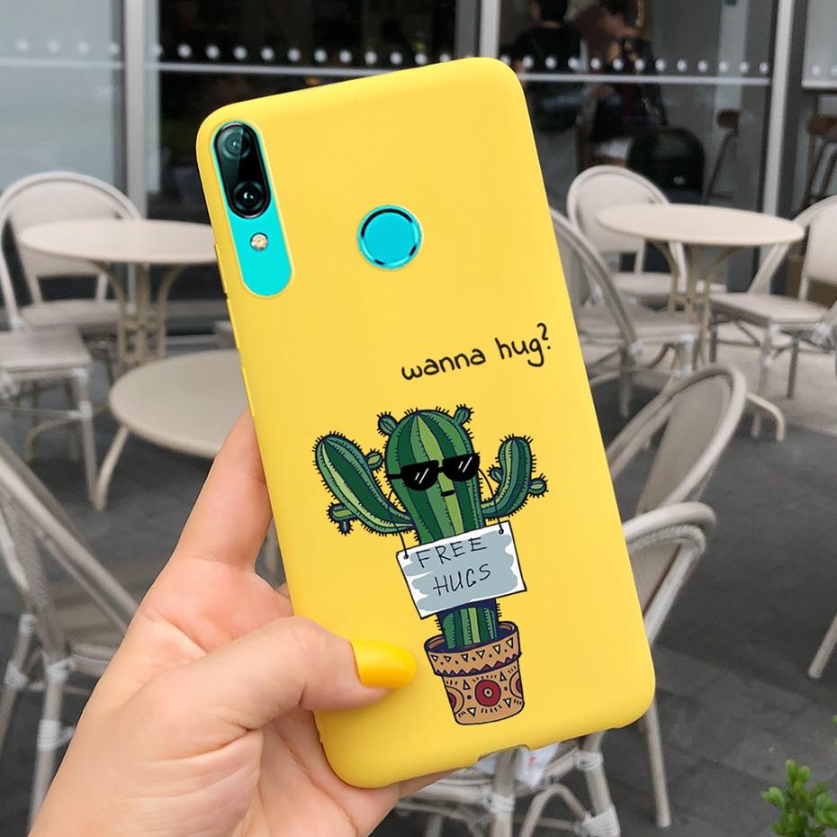 Lovely Silicone Case For Huawei P Smart 2019 Case Huawei PSmart 2019 Soft Back Cover Funda Bumper POT-LX1 POT-LX3 Phone Case