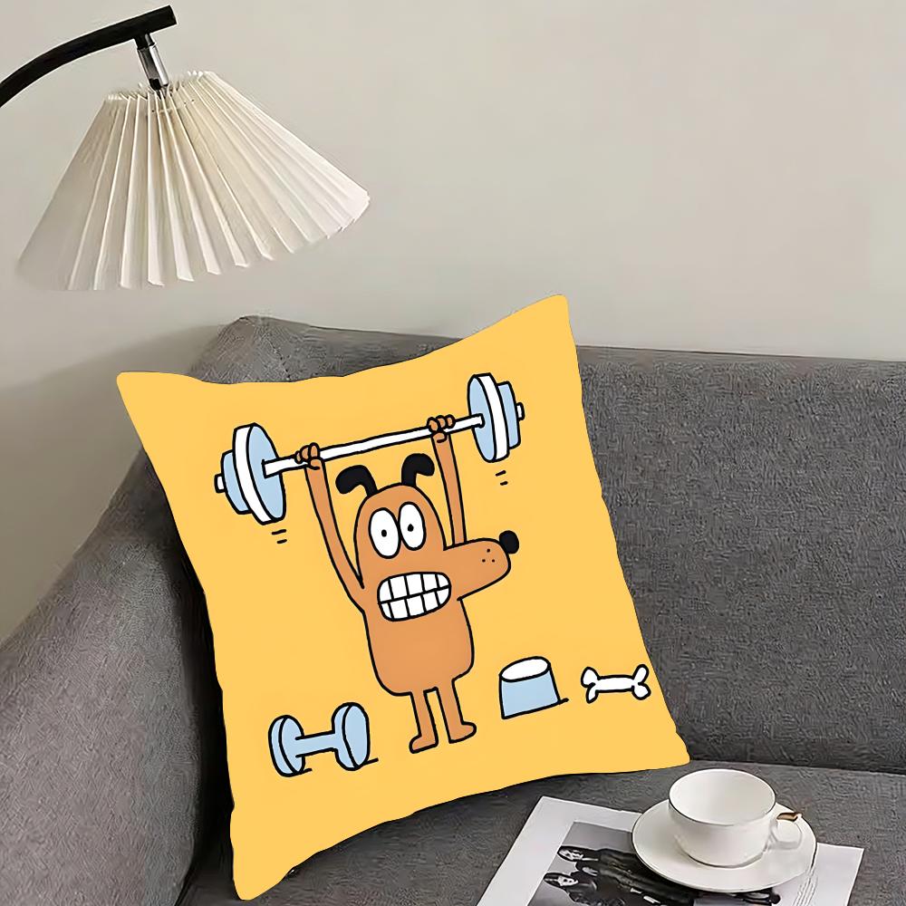 Gym Fitness Bodybuilding Workout Cushion Cover Pillowcase Ultra Soft Skin Friendly Fabric Cloud Like Comfort Concealed Zipper