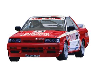 Fujimi Model 1/24 Inch-Up Series No. 313 RICOH NISSAN SKYLINE GTS-R (R31 Gr.A Spec. 1988) ID-313