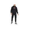Nike Solid Color Pocket Hooded Pullover Long Sleeve Sweatshirt Men sweatshirt Black DD6383-013
