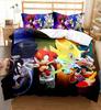 HOT 2/3piece Bedding Set Anime for S-Sonic Kids Boy Girl Bedroom Decoration Single/Double/Queen Large Size Gift