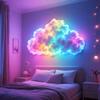3D Big Cloud Lightning Light USB-Powered Music Sync Color Changing Led Lights for Adults Kids Indoor Home Bedroom