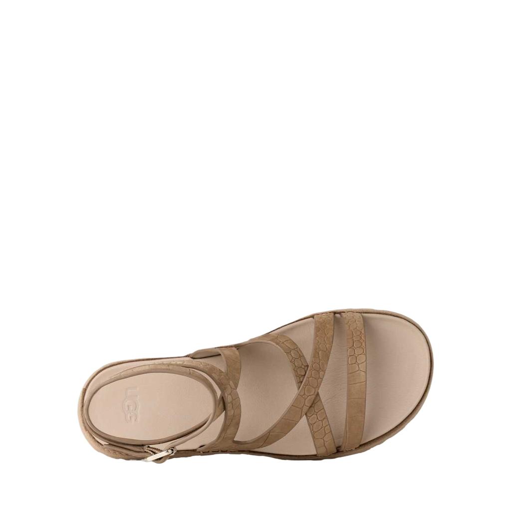 UGG Leather Golden Comfortable Embossed Roman Sandals Women sandals 1178570-DNSS