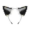 Furry Creature Ears Cosplay Headband Soft Ear with Golden