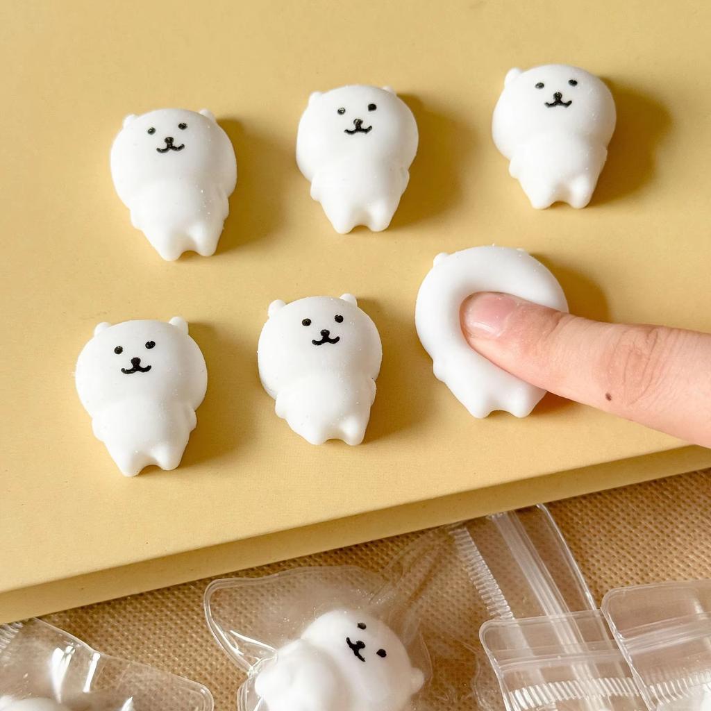 Fun Cartoon Cute Xiao Bi Ga Self Deprecating Xiong Pinch Tuanzi Stress Relief Toy  Playing Rebound Pocket Toy For Children'S