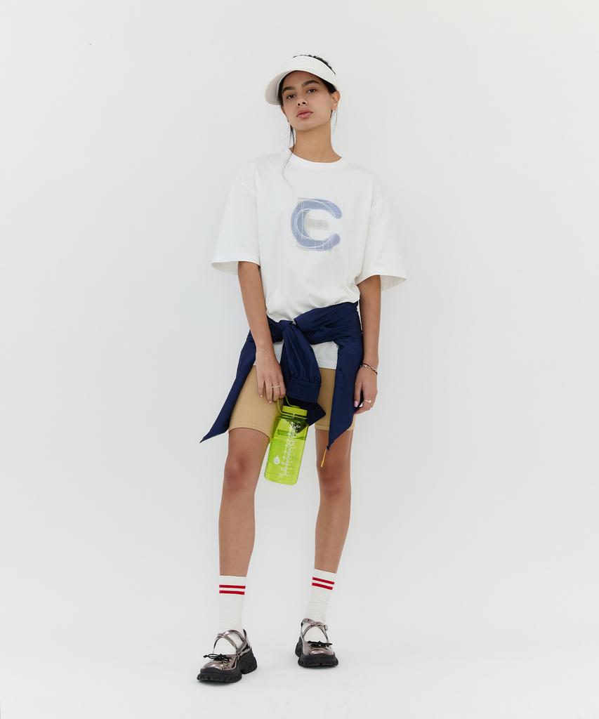 CLOTE Clote Lettering Large T-Shirt - White
