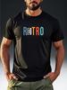 Men'S Short-Sleeve T-Shirt Featuring a Fun Retro Cassette Print