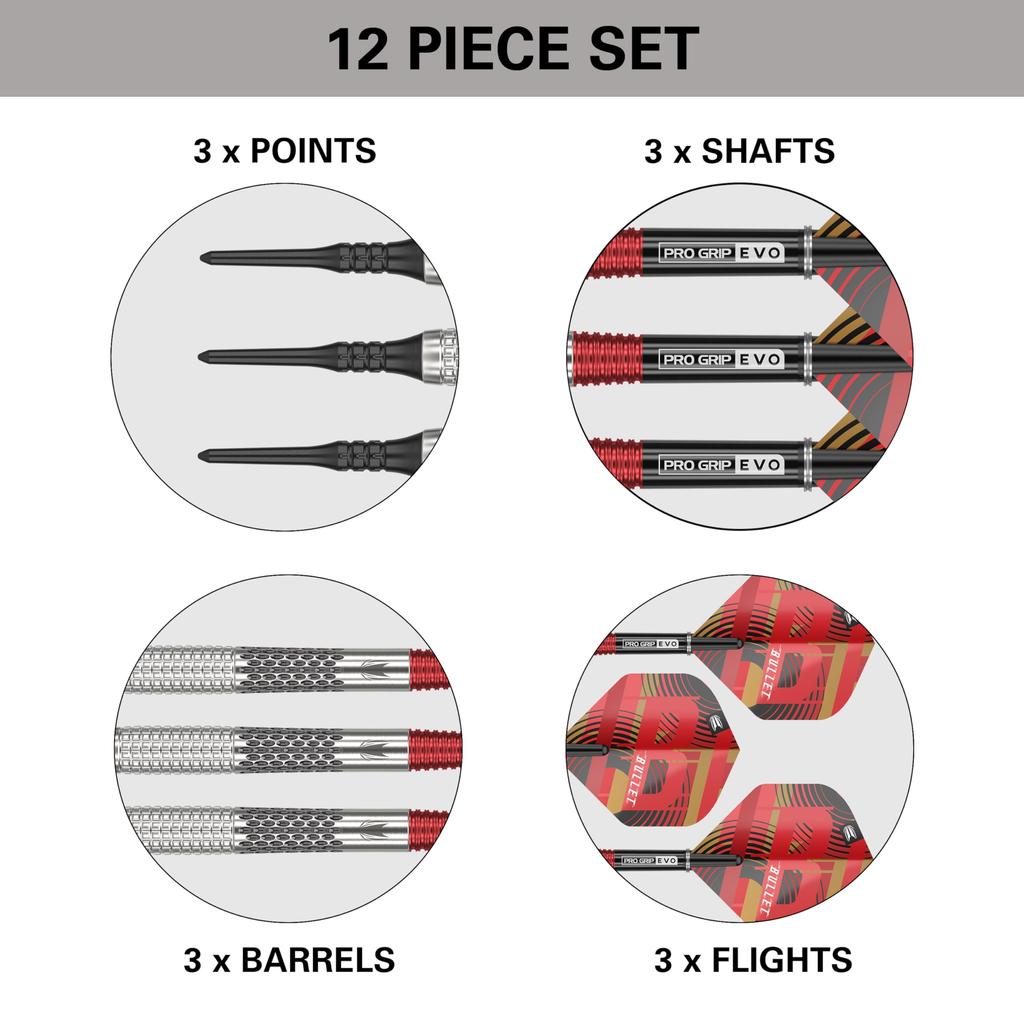 Target Darts BUNTING G5 18g Soft Tip Darts 95% Tungsten Stephen Signature Professional