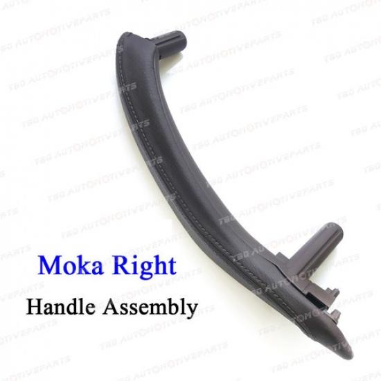 Door Pull Handle Cover with Leather Assembly For BMW X5 X6 F15 F16 2014 -2018