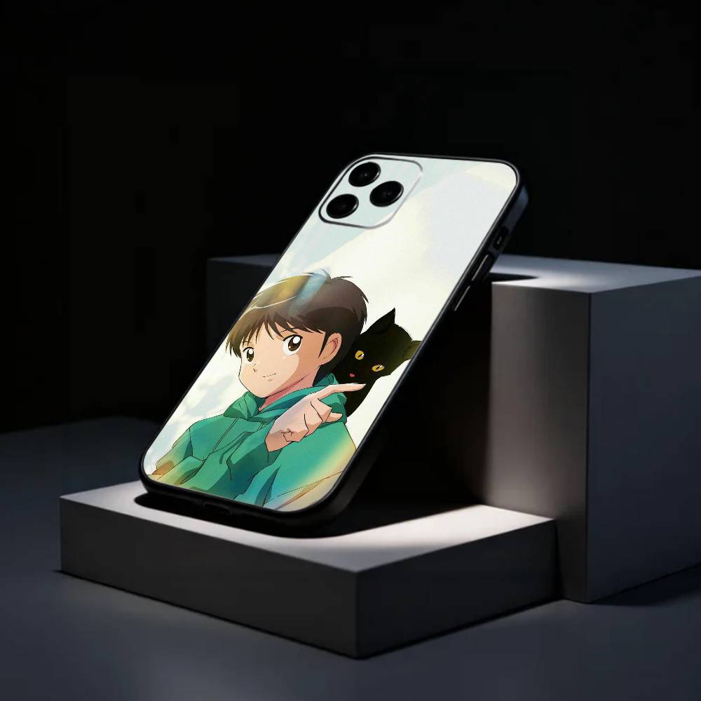 Custodia per Telefono in Silicone Morbido Anime C-captain T-tsubasa Per IPhone 17 16 15 14 13 12 11 X XR Plus Pro Max Plus