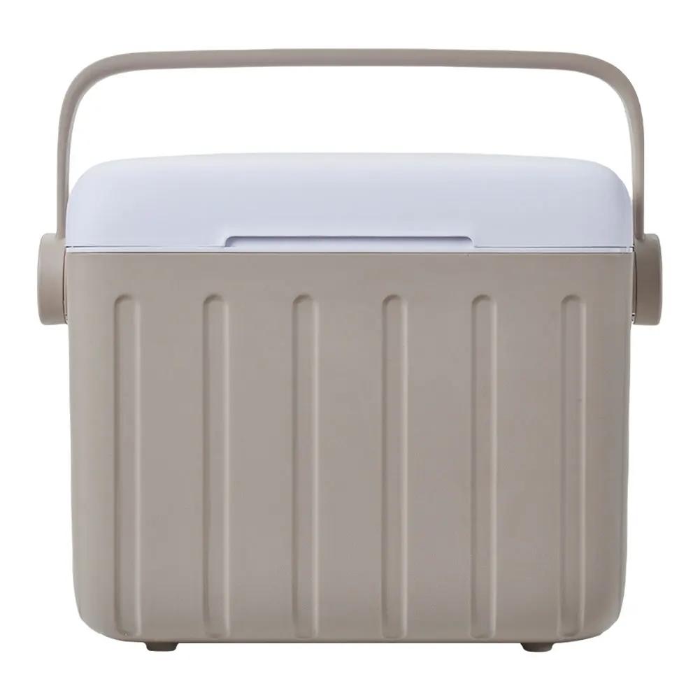 15L/6L Multipurpose Camping Cooler Box Insulated Ice Chest Portable Ice Bucket Hard Box for Outdoor Camping Beach Picnic