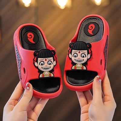 Nezha Kinder rutschfeste Cartoon-Sandalen für den Innen- und Außenbereich