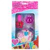 Disney Make-up set 7 delig Prinses - roze (3 oogschaduwen, nagellak, lipgloss, 2 kwasten) 12x22x4 cm