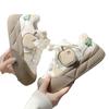 2025 New Christmas Winter Limited Ankola Red Board Shoes Fashion Versatile Fleece Platform Casual Shoes Children