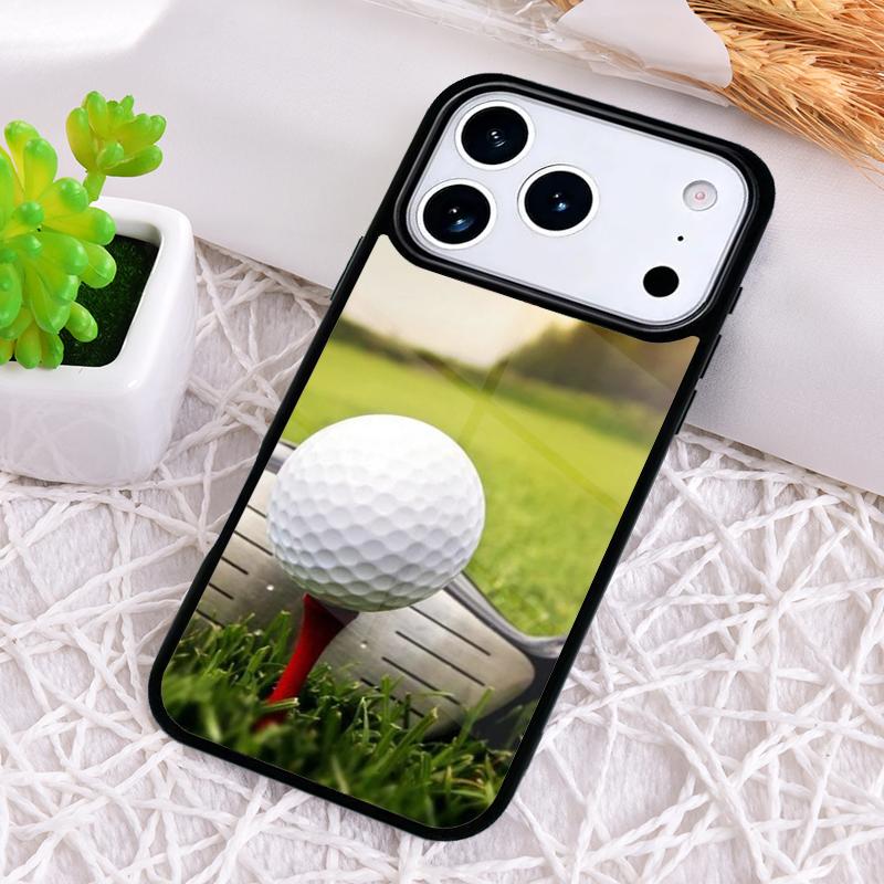 

Sport Golf Ball Shockproof Phone Case for iPhone 17 Air 16e 15 11 12 14 13 Pro Max Cover Coque iPhone17