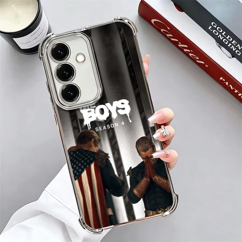 The Boys H-Homelander Plating Phone Case For Samsung A17 A07 A37 A57 A16 A56 A15 A55 A14 A54 A13 A53 A26 A36 A25 A35 A24 A34 A23 Samsung A25