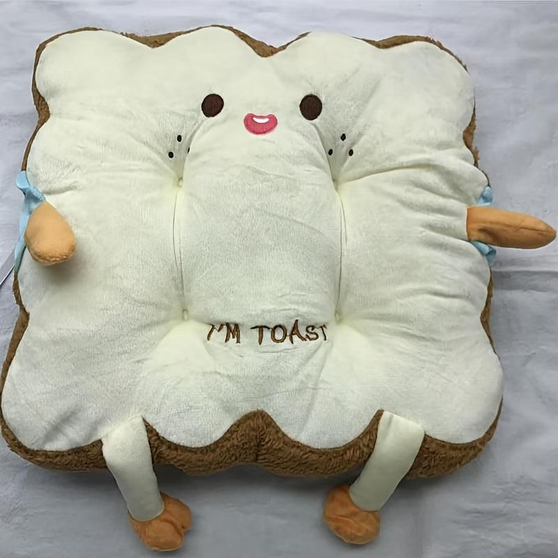 [Cute Cartoon Lumbar Cushion] Soft, Lightweight VISNFA Cute Cartoon Character Car Lumbar Cushion | Portable Seat Support for Driving & Office