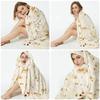 Round Pancake Food Blanket  Flannel High-definition Printed Soft Warm Throw Blankets Indian Pancake Watermelon Egg Style Office Blanket