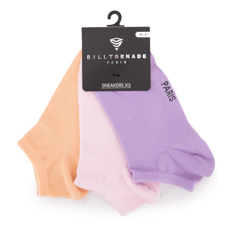 Chaussette x3 pastel bill tornade Femme BILL TORNADE