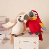 Realistic Plush Parrot Toy Stuffed Doll With Talking Voice Recording Interactive