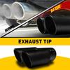 Dula Exhaust Pipe Car Tail Rear Throat Muffler Tip Stainless Steel Accessories