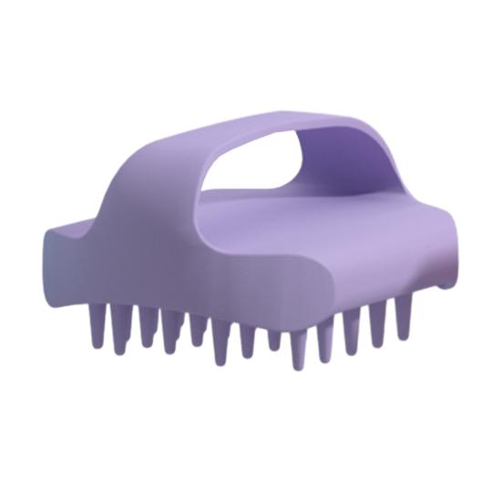 Shampoo Brush Ergonomic Soft Silicone Scalp Massager Non-Slip Handle Massage Mud Shampoo Brush Hair Washing Tool