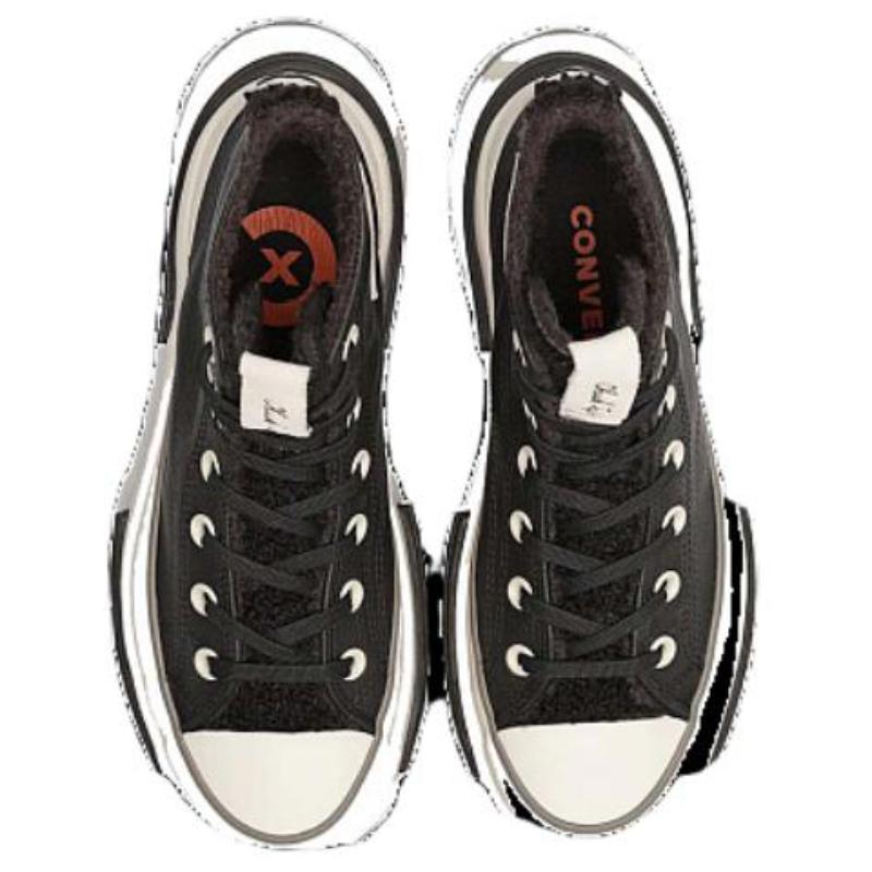 Converse Run Star Legacy CX Comfortable and Versatile High Top Espadrilles Unisex Black & White