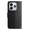 Dla Xiaomi Redmi Note 14 5G Etui Portfel Stojak Wytłaczany Motyl Kwiat Skóra PU Pokrowiec na Telefon