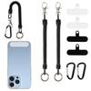 Diebstahlschutz Handy-Lanyard mit Karabiner für Skifahren, Wandern, Radfahren, Angeln, Outdoor Passend für iPhone, Android, die meisten Handys