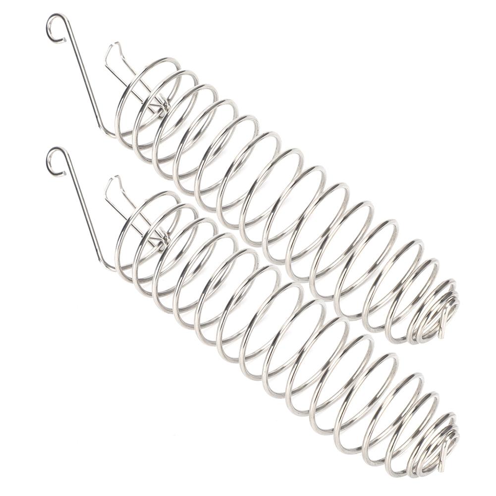 2Pcs Stainless Steel Bird Parrot Safety Lock Buckle Feeding Device Foraging Food Basket