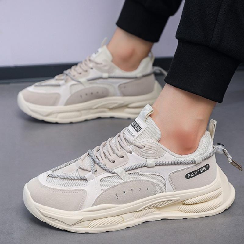 Luxury Men's Platform Sneakers Breathable Running Shoes New Thick Soled Casual Shoe Mens Tennis Training Shoes Lace Up Dad Shoes