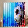 Tende da Finestra con Motivo Serie Calcio Tema Sportivo Tende Sottili Drappeggi Per Soggiorno Camera da Letto Camera dei Ragazzi Decorazione Casa 2023