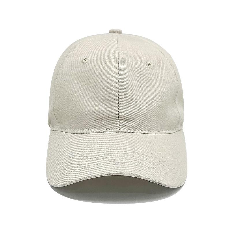 New Pure Cotton Soft Top Baseball Cap for Women Spring and Summer Sun Protection Baseball Cap for Men Outdoor Solid Color Light Plate Sun Hat