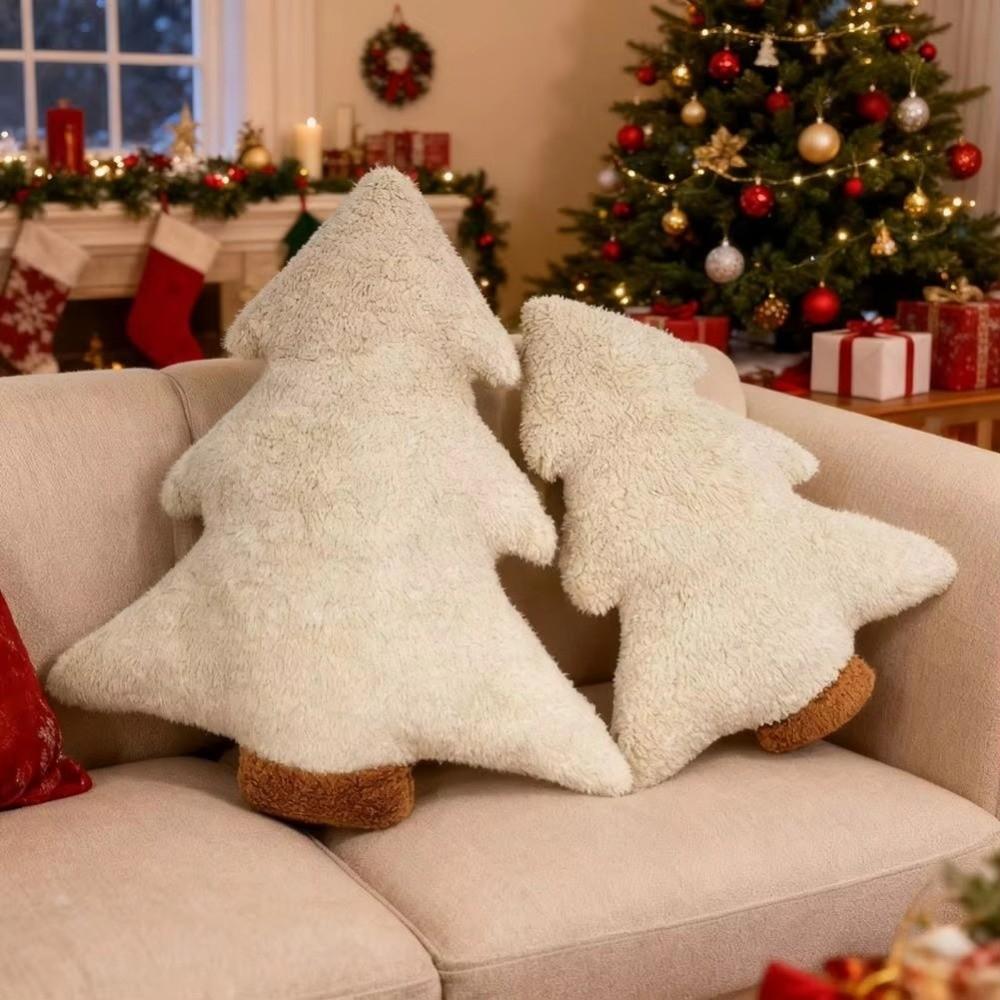 Soft Christmas Tree Pillow 40cm Festive Decor Pillow New Stuffed Plush Pillow  Christmas