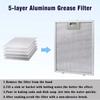 1PCS Filtre 5 Kat Alüminize Gres En İyi Performans