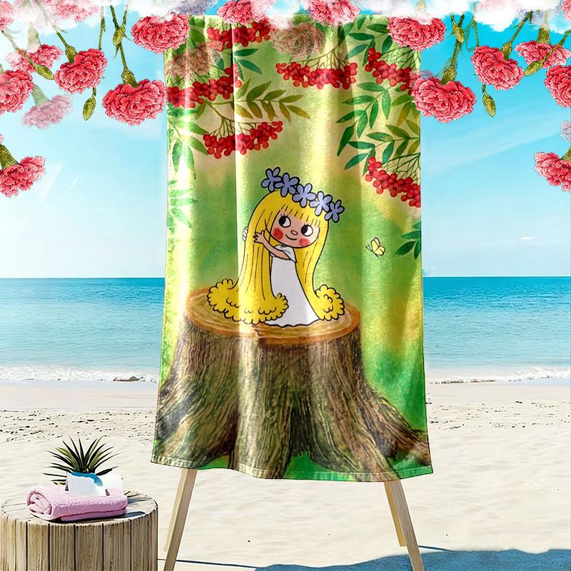 Amálka Beach Towel, Large Soft Quick Dry Towel for Beach Camping Swimming