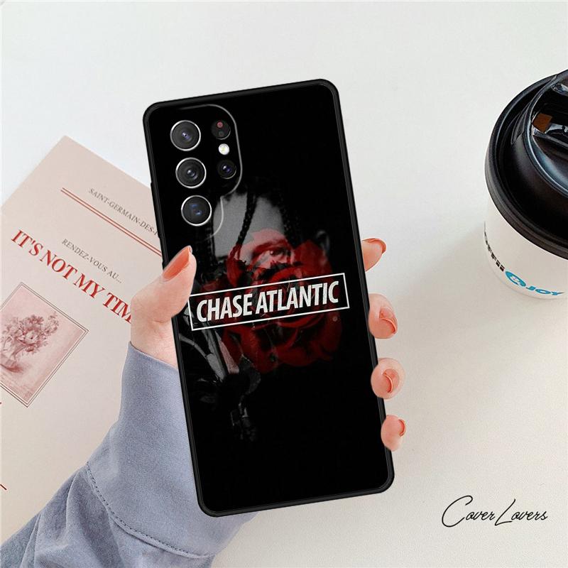 Chase Atlantic Music Phone Case For Samsung Galaxy S24 S25 S23 S22 Ultra Note 10 20 Plus S20 S21 FE Cover