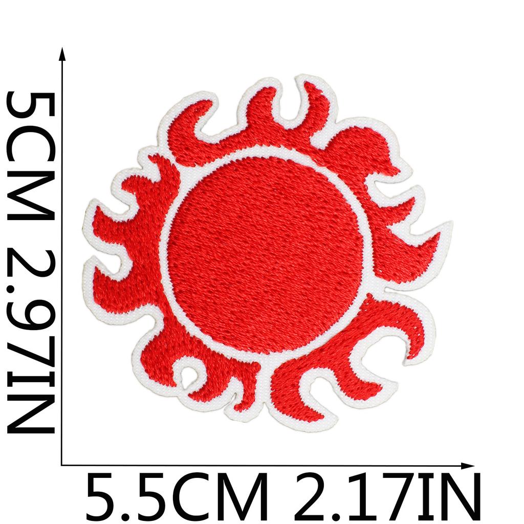 One Piece Embroidery Cloth Sticker, Clothes Decoration Patch Sticker, Japanese Animation Character Computer Embroidery Label, Bag Decoration Sticker
