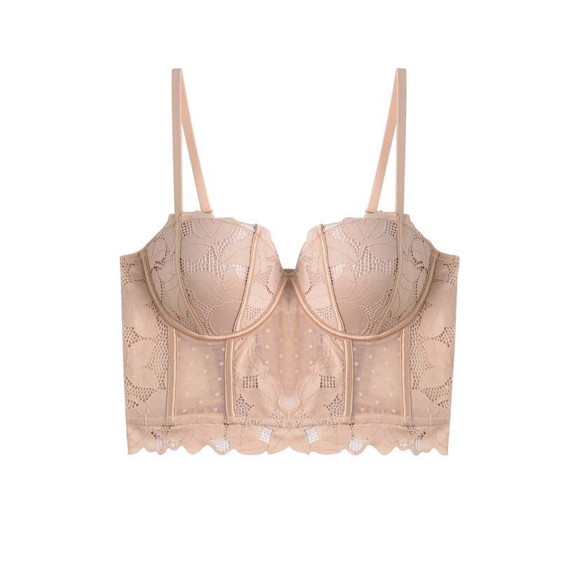 

Французское кружево, корсетное нижнее белье, сексуальный внешний корсет, собирающий бюстгальтер, бюстгальтер для большой груди и маленькой груди 85C