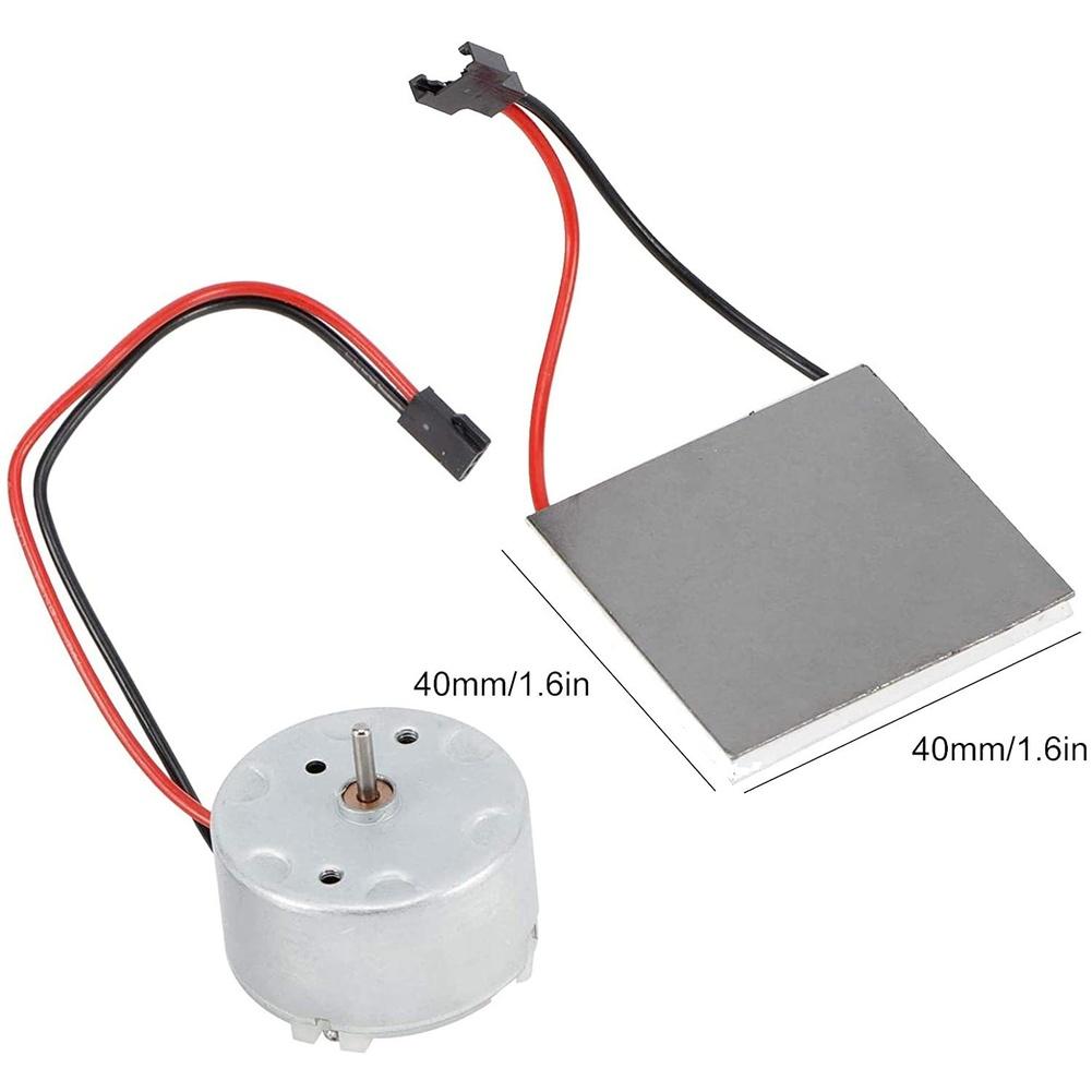 Thermoelectric Power Generation Sheet Wood Burning Fireplace Fan Kit Replacement Generator Motor With Thermal Grease Heat Kit